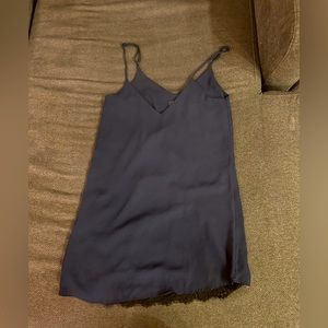 Navy Blue Strap Dress